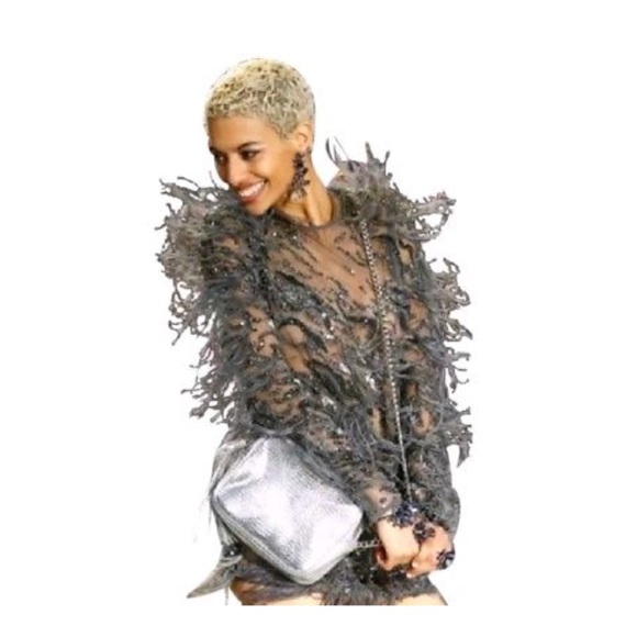 NWT Victoria’s Secret silver crossbody purse - Picture 4 of 8